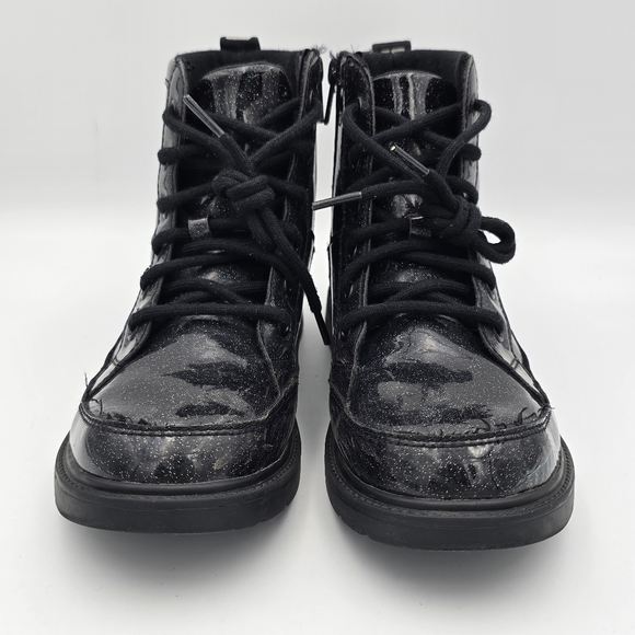 UGG Girls' Ashton Glitter Booties - Big Kids 4, Glitter Black - Picture 3 of 16